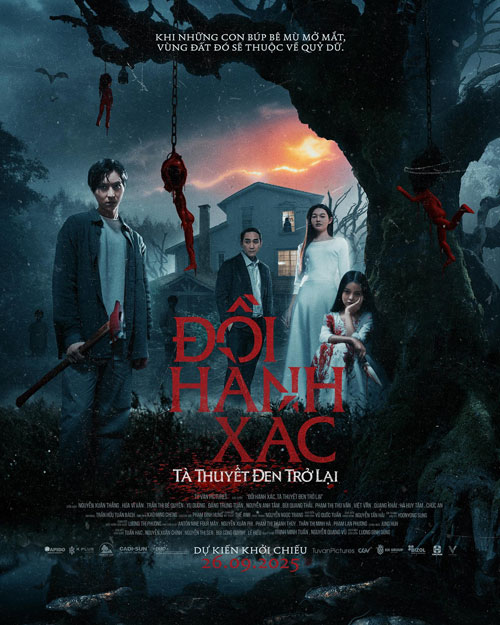 Poster phim Đồi hành xác: Tà thuyết đen trở lại