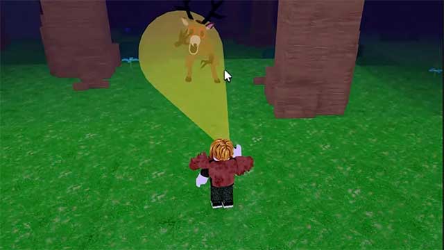 Sử dụng ánh sáng để chạy trốn khỏi Hươu