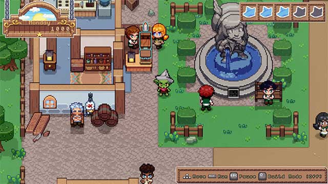 Khám phá thị trấn và làm quen với người dân