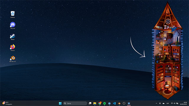 Black Cat Book Club mô phỏng thư viện ma thuật cùng chú mèo đen 'mọt sách' trên màn hình máy tính