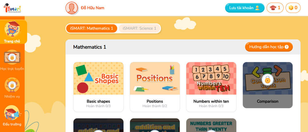 Học tiếng Anh qua Toán và Khoa học