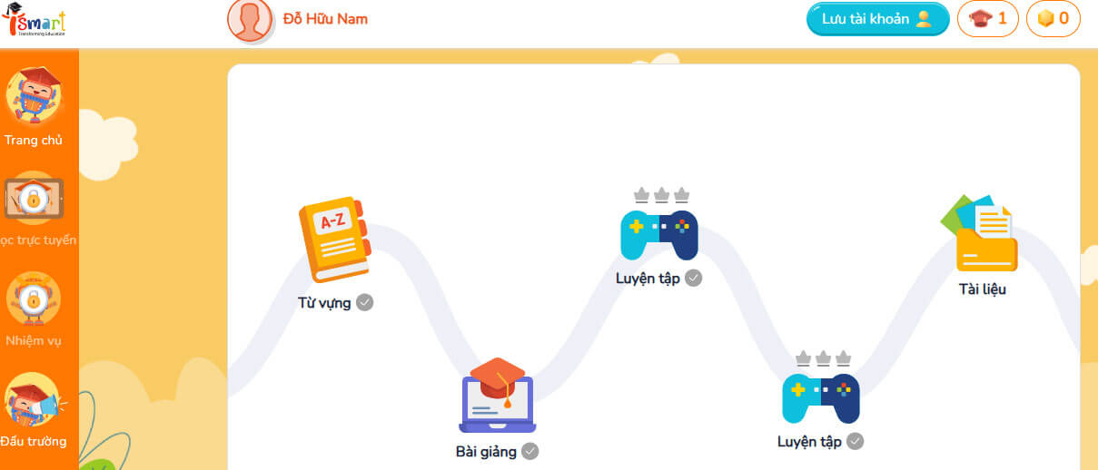 Cung cấp lộ trình học tập cá nhân hóa cho từng học sinh