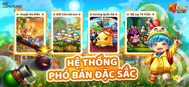 Hệ thống phó bản cực kỳ đặc sắc