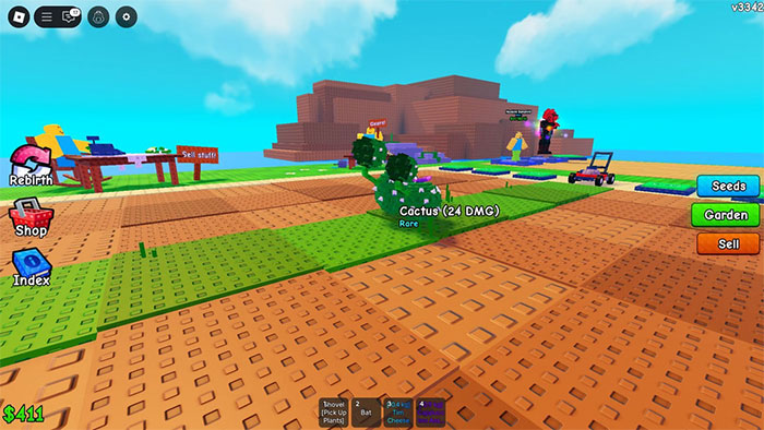 Trong Plants vs Brainrots, Plant sẽ phòng thủ và Brainrot tạo ra tiền.