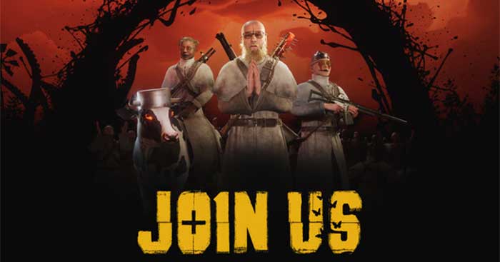 Join Us là game sinh tồn xây dựng giáo phái dạng sandbox