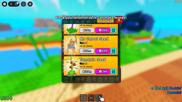 Những loài cây gây ra sát thương cao nhất trong Plants vs Brainrots