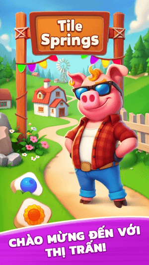 Game xếp hình ghép 3 kết hợp xây dựng trang trại