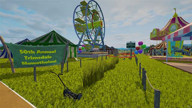 Lawn Care Simulator là trò chơi mô phỏng làm vườn thư giãn