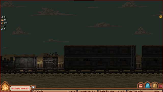 Người chơi cần vừa bảo vệ đoàn tàu vừa đảm bảo nguồn lực