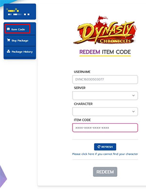 code dynasty chronicles 2*539516