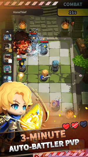 Tham gia các trận chiến nhịp độ nhanh kéo dài khoảng 3 phút