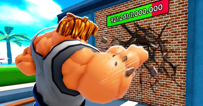 Game Roblox mô phỏng đấm bốc - Punch Wall