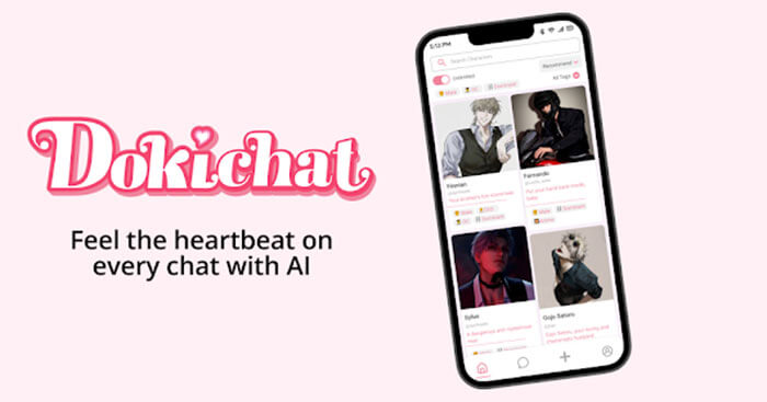 Dokichat Web là nền tảng trò chuyện và nhập vai AI hấp dẫn