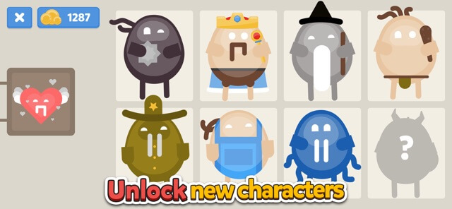 Mở khóa các nhân vật mới độc đáo, ngộ nghĩnh