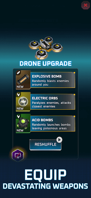 Trang bị những loại vũ khí mạnh mẽ