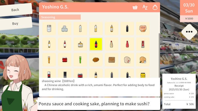 Mua sắm nguyên liệu trong phạm vi ngân sách