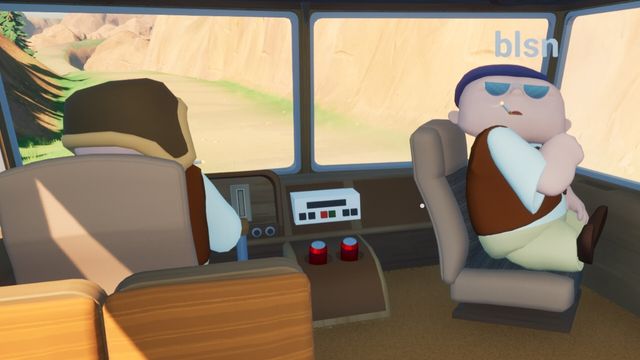 Hợp tác với đồng đội để điều khiển xe cắm trại và sống sót trên hành trình dài