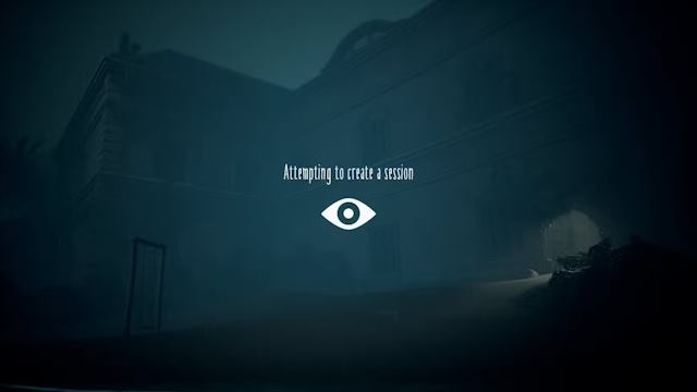 Trò chơi sẽ hiển thị thông báo “Attempting to create a session"