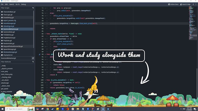 Học tập và làm việc bên cạnh chúng