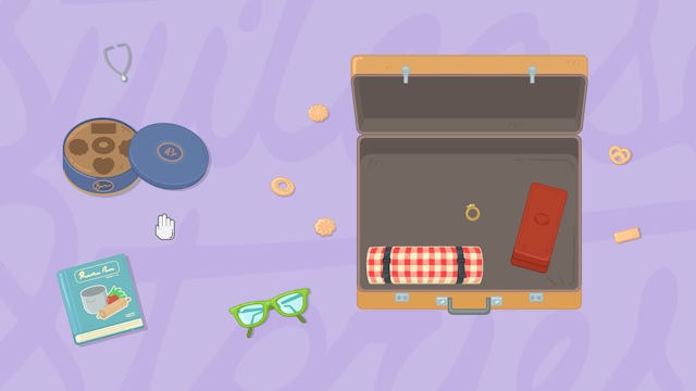 Tỉ mỉ sắp xếp từng món đồ vào đúng vị trí bên trong vali