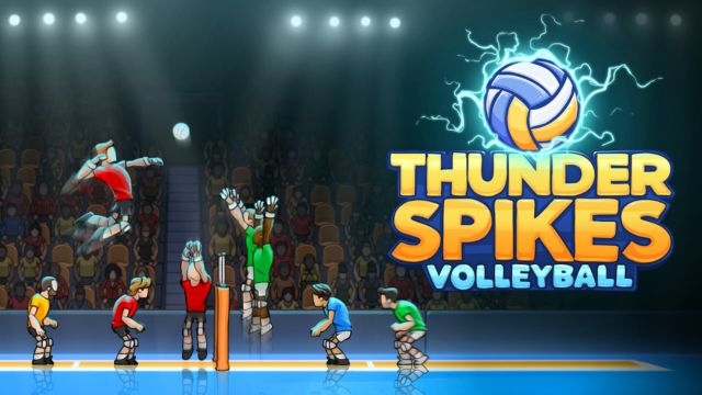 Thunder Spikes Volleyball là game bóng chuyền 2D chuyên nghiệp