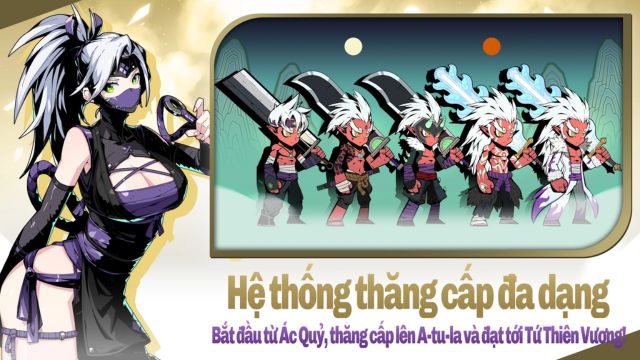 Hệ thống thăng cấp đa dạng, bắt đầu từ Ác quỷ