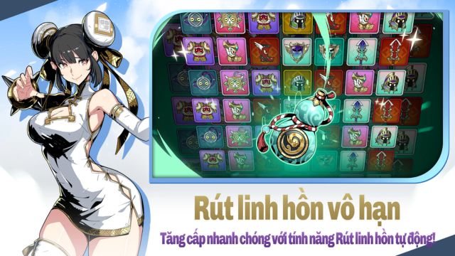 Rút linh hồn vô hạn, tăng cấp nhanh chóng