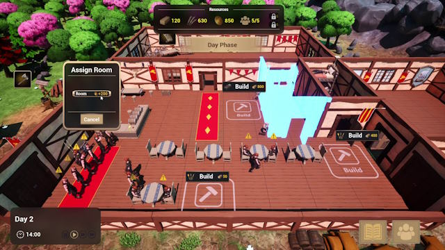 Mở rộng cơ sở: xây thêm phòng, bàn ăn,...