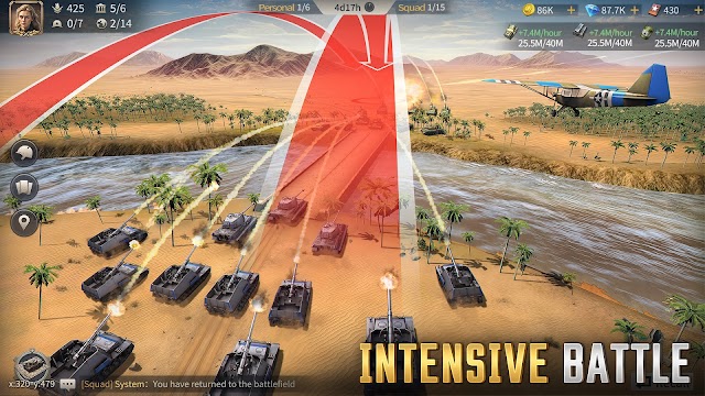 Các trận đánh cả trên bộ, trên không và trên biển căng thẳng