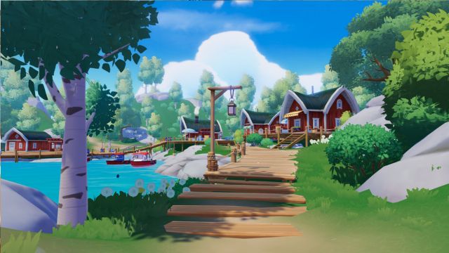 Tự do câu cá, nấu ăn, dạo chơi trong thị trấn Heartopia vô tận