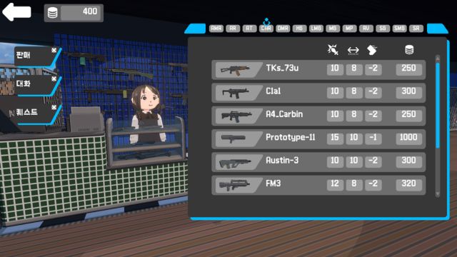 Lựa chọn vũ khí và trang phục khác nhau cho từng nhiệm vụ chiến đấu