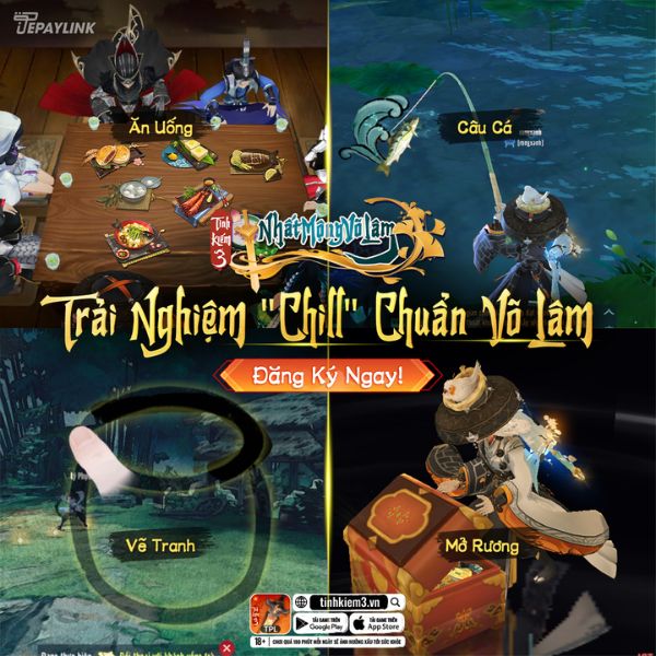 Trải nghiệm nhiều hoạt động thư giãn chuẩn võ lâm