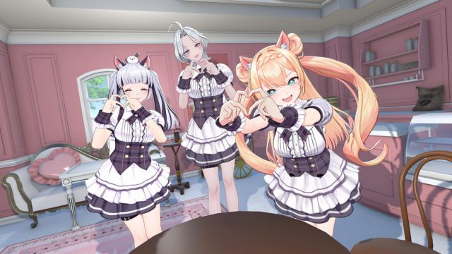 Quản lý tiệm cafe hầu gái trong game anime mô phỏng Maid Cafe Simulator