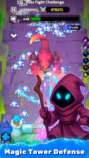 Game Roguelike+Thủ thành (Tower Defense) với yếu tố Idle