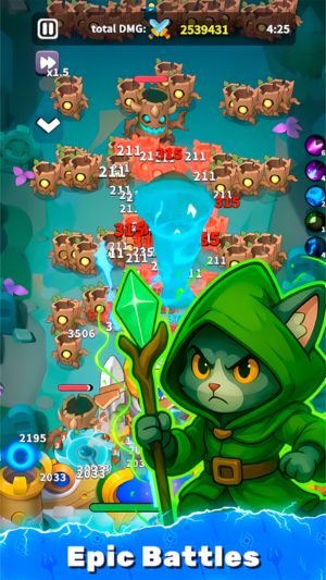 Nhân vật gồm: pháp sư, cung thủ ma thuật hoặc phù thủ