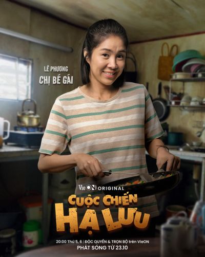 Chị Bé Gái (Lê Phương thủ vai) – người được ông Sáng “nhặt” về 