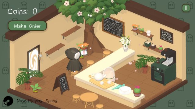Mourning Brew là game mô phỏng nấu ăn và trò chuyện với hồn ma ở Luyện ngục
