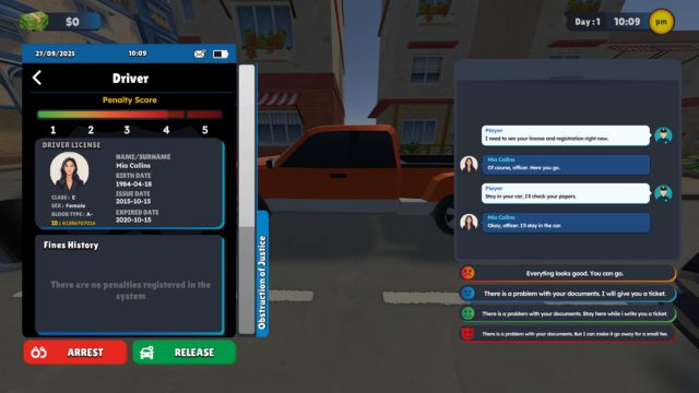 Điều hướng 6 menu trong máy tính bảng chuyên dụng trong khi thực thi công lý