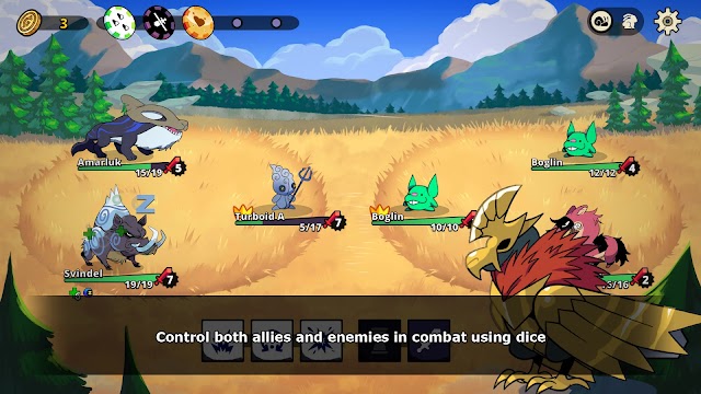 Kiểm soát cả đồng minh và kẻ thù trong trận chiến bằng cách sử dụng xúc xắc