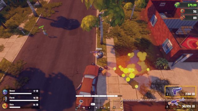 Khám phá các tàn tích để kiếm tài nguyên trong khi củng cố hệ thống phòng thủ trước khi đêm xuống