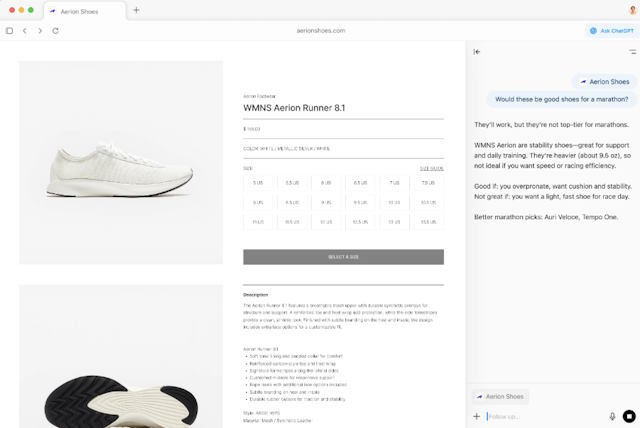 Duyệt web với ChatGPT bên cạnh bạn