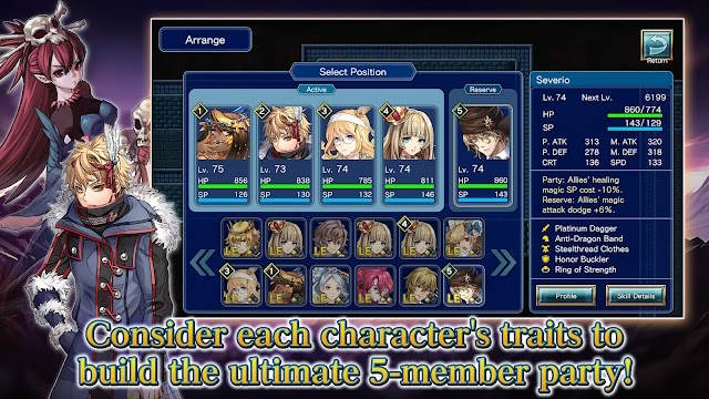 XÂy dựng đội có tối đa 5 anh hùng, mỗi người sở hữu kỹ năng và vai trò chiến đấu riêng biệt