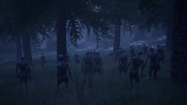 Ban đêm là thời điểm bạn phải phòng thủ trước lũ zombie 