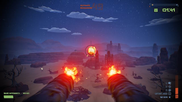 Khi màn đêm buông xuống, trạm xăng trở thành chiến trường