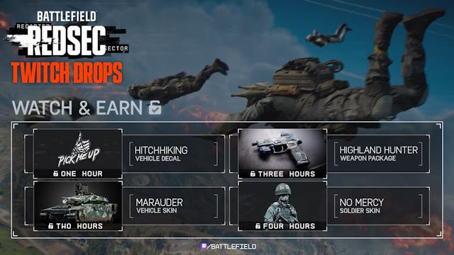 Game thủ có một tuần để nhận toàn bộ phần thưởng từ sự kiện Twitch Drops
