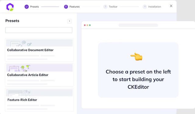 Xây dựng môi trường trình soạn thảo từ các chức năng được thiết kế sẵn