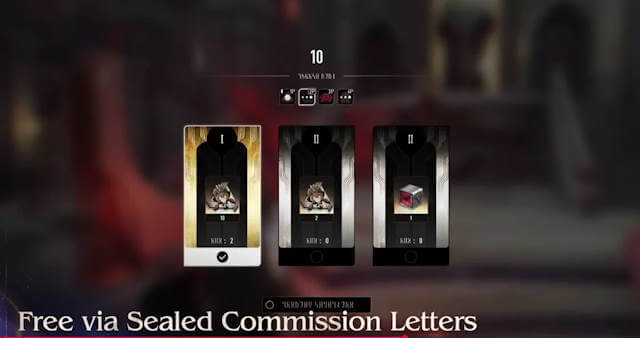 Mở khóa nhân vật Duet Night Abyss qua Thư nhiệm vụ niêm phong 