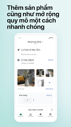 Thêm sản phẩm để bán hàng nhanh chóng