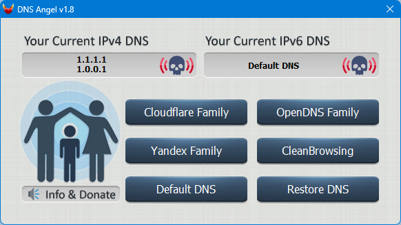 Phần mềm khóa trẻ em thông minh cho máy tính DNS Angel