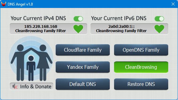 Hỗ trợ DNS Angel IPv6